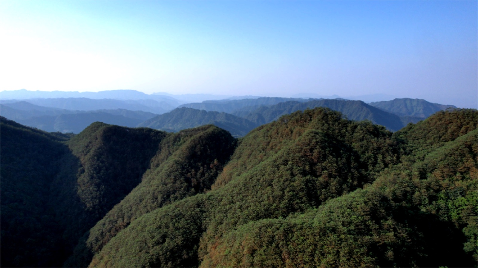 航拍 · 大雪山云雾山场